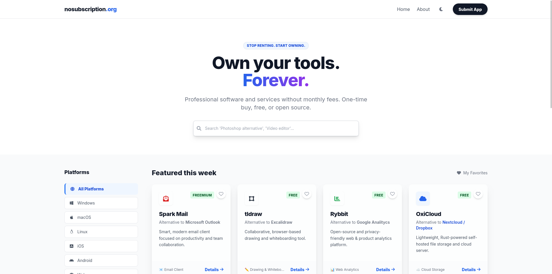 Nosubscription.org